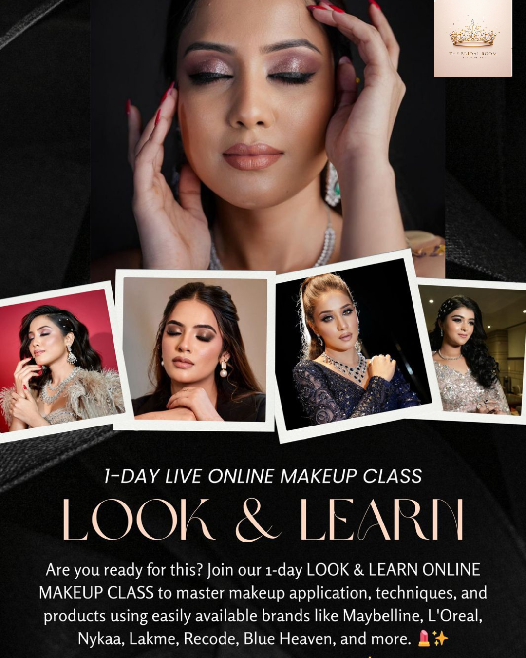 1-Day Look & Learn Makeup Class – Master Professional Makeup in Just One Day!