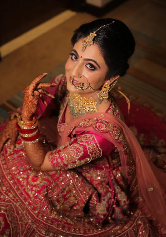 HD Bridal Makeup – ₹35,000 | Flawless Elegance for Your Big Day